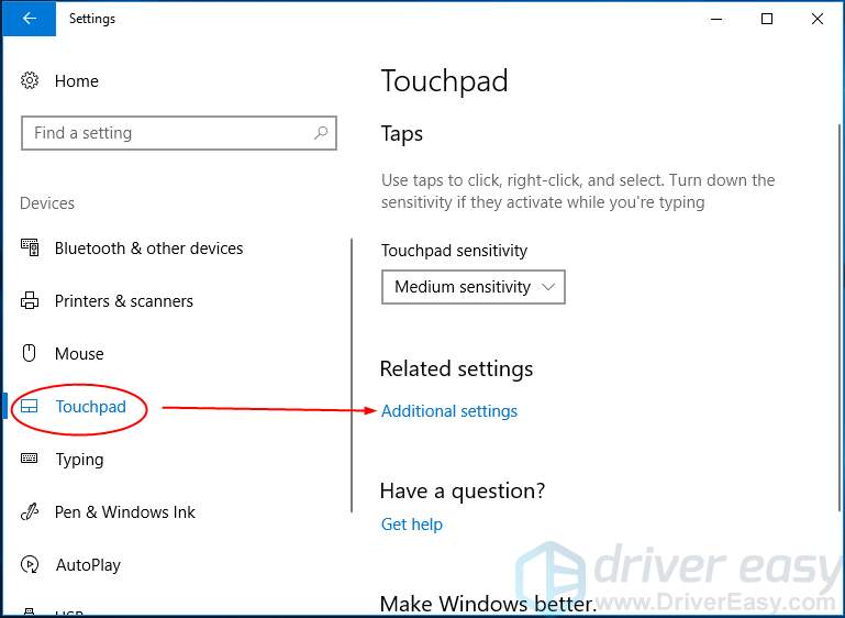 free download asus touchpad driver for windows 10